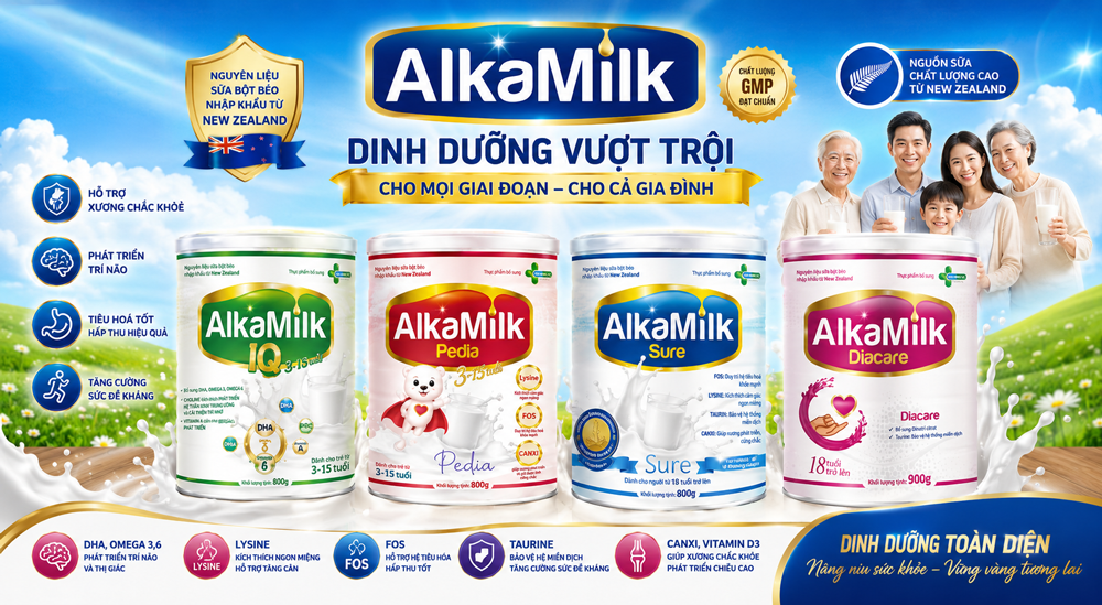 banner sữa alkamilk