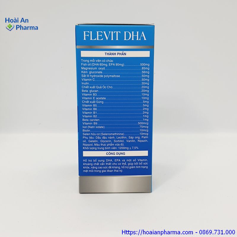 Thành phần của FLEVIT DHA