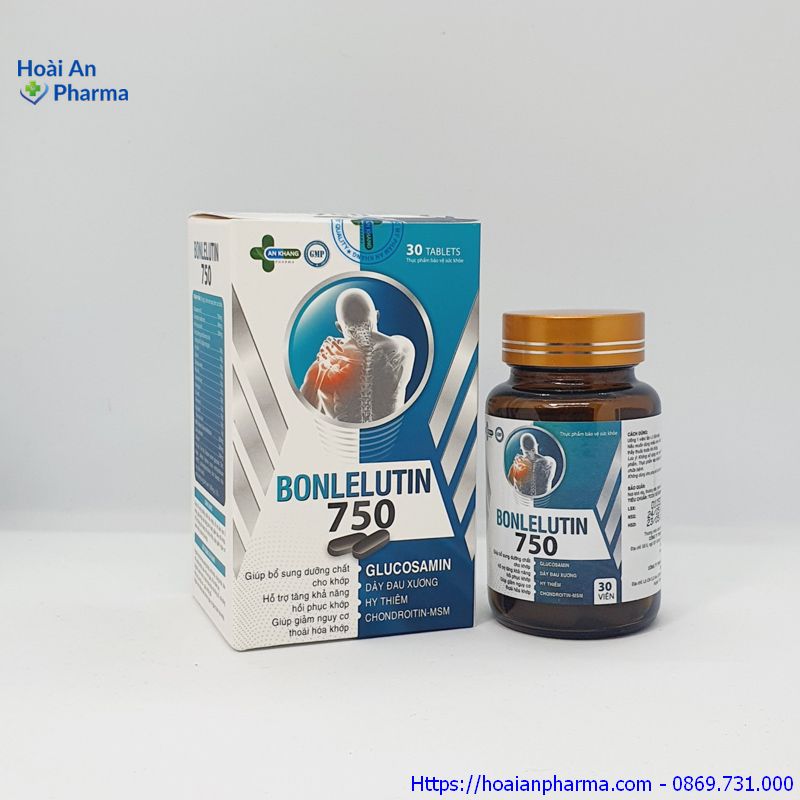 Bonlelutin 750 – Giúp bổ sung dưỡng chất và giảm đau xương khớp