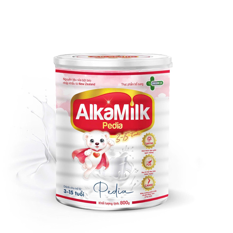 Sữa Bột Alkamilk Pedia Hộp 800g – Giúp ăn ngon miệng và bổ sung dưỡng chất